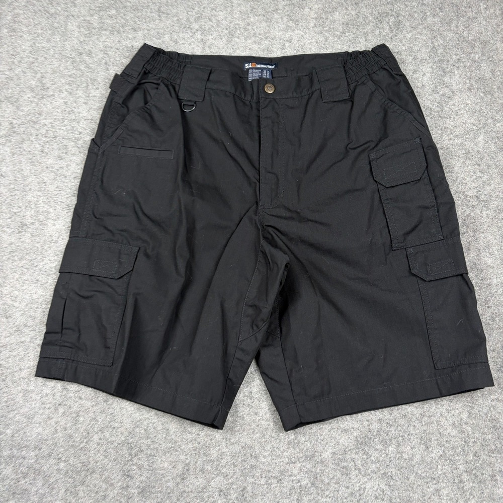 5.11 Tactical Cargo Shorts Mens 36 Black Tactical Series Utility Gorpcore - Picture 2 of 13